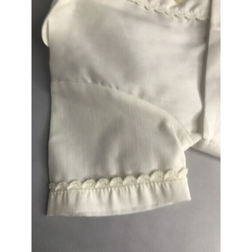 Vintage Baptism Christening Boy's One Piece Outfit w/Bonnet‎ Size 3-6 months